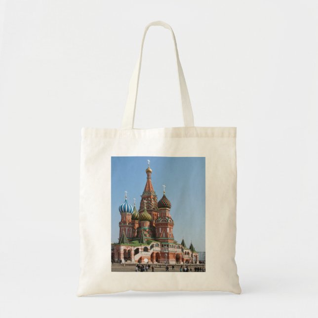 Bolsa Tote Rua. Catedral de Basil em Moscou (Frente)