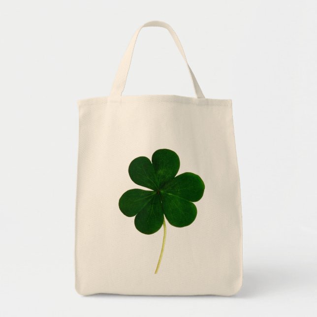 Bolsa Tote Rua de Clover do Shamrock irlandês Patrick Ireland (Frente)