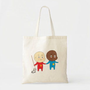 Bolsa Tote Rua de Crianças de Arte, Nicholas Sinterklaas
