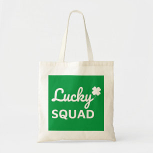 Bolsa Tote Rua de pelúcia sortuda. Dia de Patrick