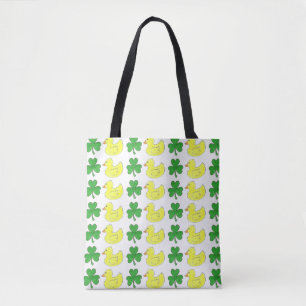 Bolsa Tote Rua de Vestuário de Shamrock do Pato Sortudo. Dia 