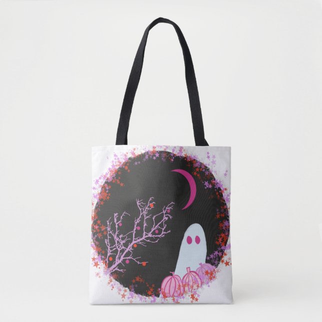 Bolsa Tote Rua do Dia das Bruxas (Frente)