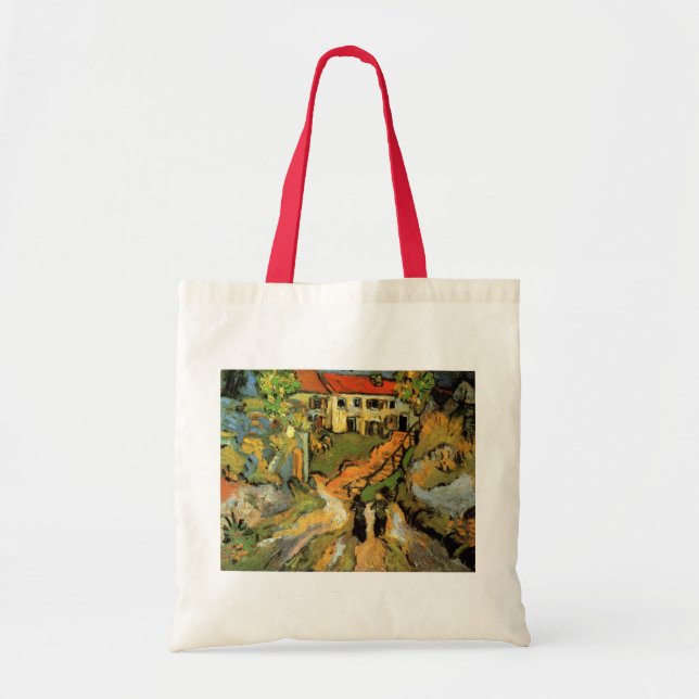 Bolsa Tote Rua e Escadas da Vila Auvers, Figuras (Frente)