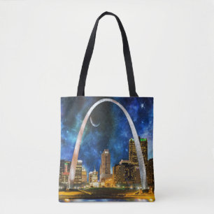 Bolsa Tote Rua espacial Louis Skyline.
