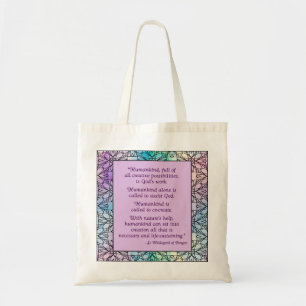 Bolsa Tote Rua Hildegard do Bingen Quote Tote Bag