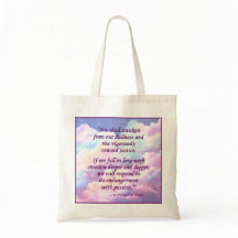 Rua Hildegard do Bingen Quote Tote Bag