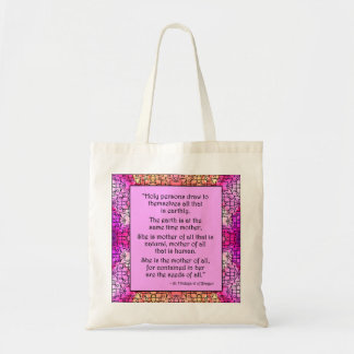 Bolsa Tote Rua Hildegard do Bingen Quote Tote Bag