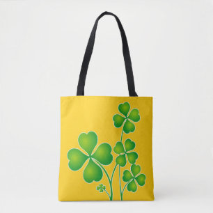 Bolsa Tote Rua, o dia de Patrick Clover / Shamrocks + suas id