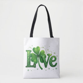 Bolsa Tote Rua, o dia de Patrick Shamrock Love