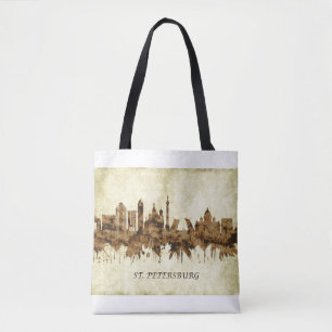 Bolsa Tote Rua: Petersburgo, Rússia, paisagem urbana