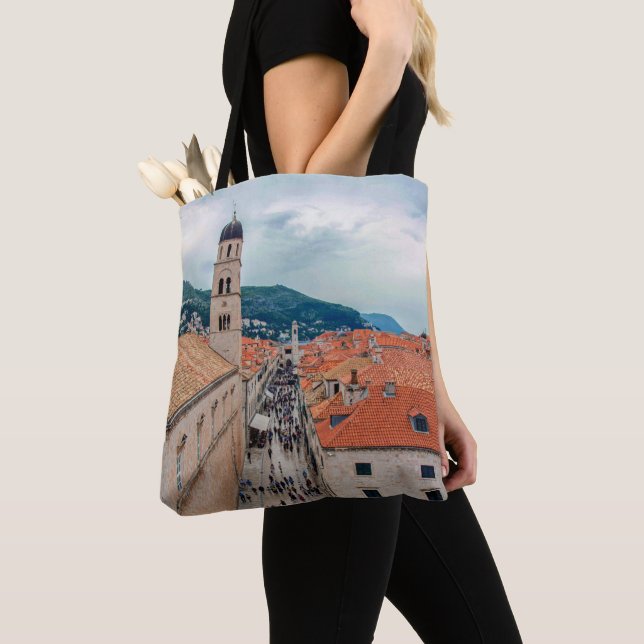 Bolsa Tote Rua principal de Dubrovnik, Croácia (Close Up)