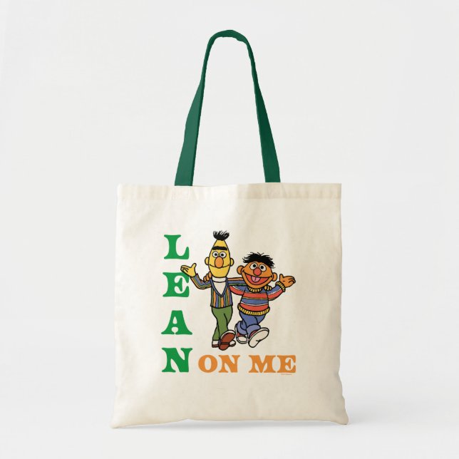 Bolsa Tote Rua Sésamo | Bert & Ernie Lean on Me (Frente)