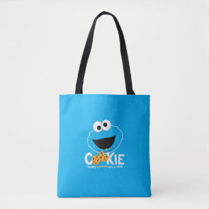 Bolsa Tote Rua Sésamo   Cookie Monster Loving Cookies