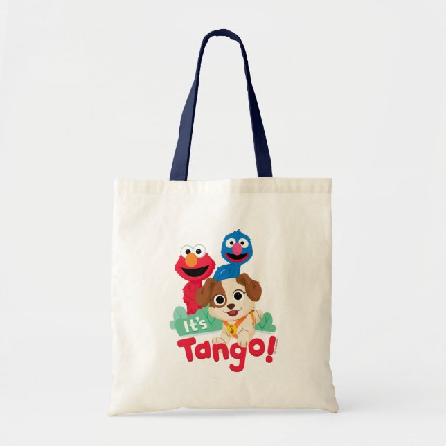 Bolsa Tote Rua Sésamo | É Tango com Elmo & Grover (Frente)