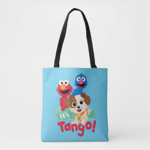 Bolsa Tote Rua Sésamo   É Tango com Elmo & Grover