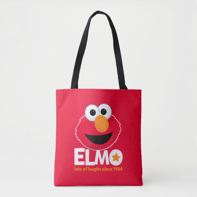 Bolsa Tote Rua Sésamo | Elmo Muitas filhas desde 1984 (Frente)