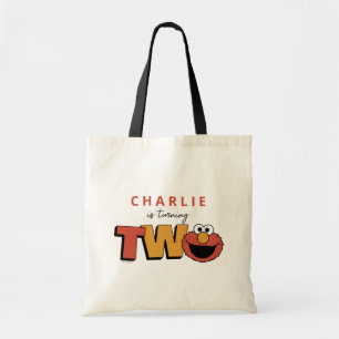 Bolsa Tote Rua Sésamo   Elmo - Segundo Aniversário