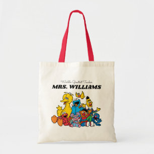 Bolsa Tote Rua Sésamo Maior professor do mundo
