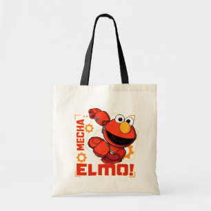 Bolsa Tote Rua Sésamo   Mecha Builders Elmo Design