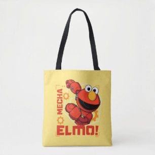 Bolsa Tote Rua Sésamo   Mecha Builders Elmo Design