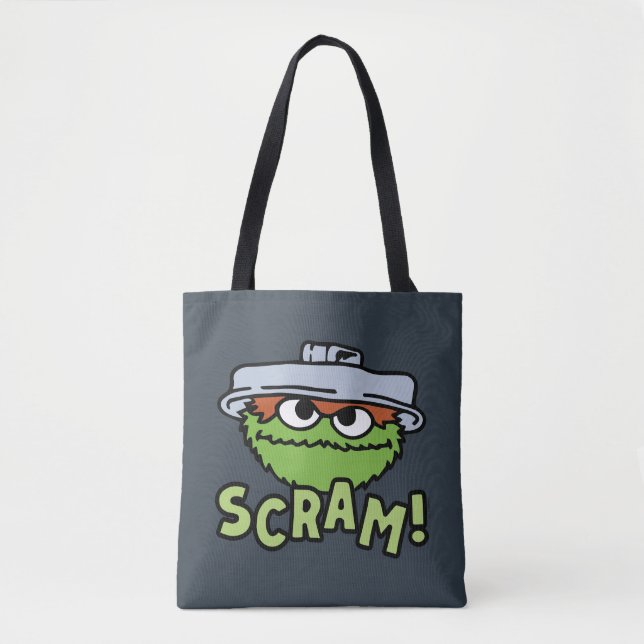 Bolsa Tote Rua Sésamo | Oscar, o Grouch Scram! (Frente)
