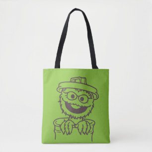 Bolsa Tote Rua Sésamo   Oscar the Grouch Bright