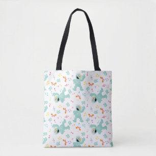 Bolsa Tote Rua Sésamo Padrão de Escrivação de Música R