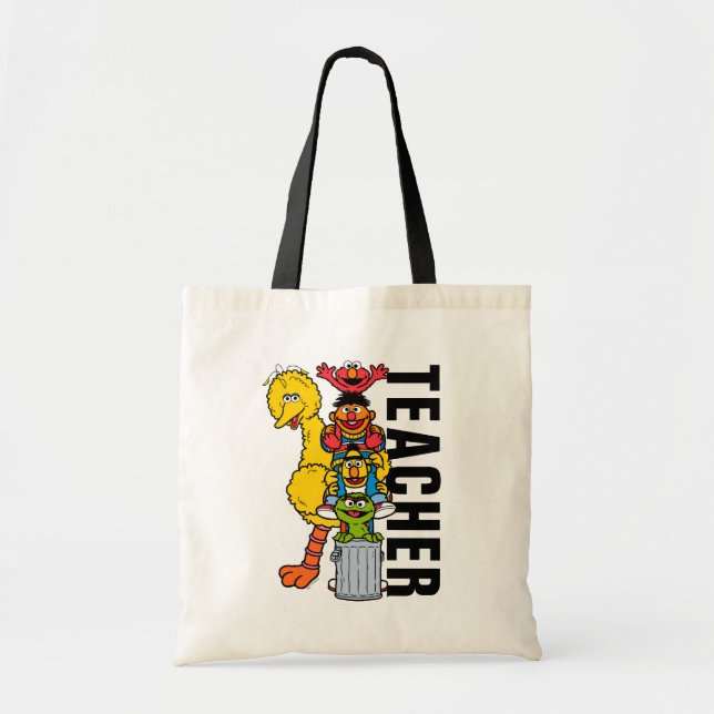 Bolsa Tote Rua Sésamo | Professora do Sesame Street Pals (Frente)