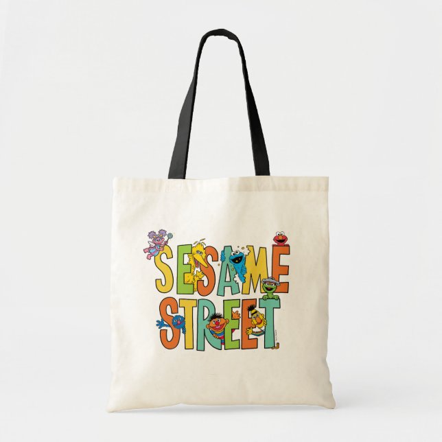 Bolsa Tote Rua Sésamo | Sesame Street Tipo Pals (Frente)
