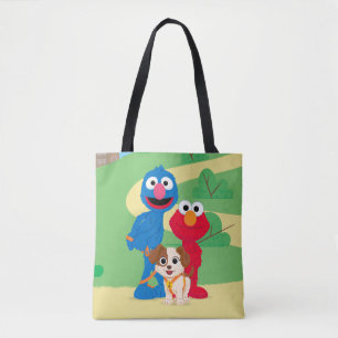 Bolsa Tote Rua Sésamo   Tango Com Grover E Elmo