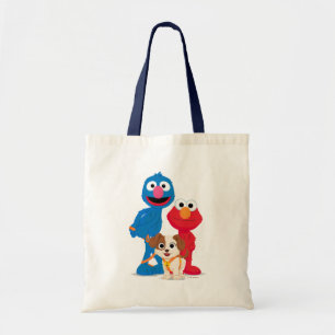 Bolsa Tote Rua Sésamo Tango Com Grover E Elmo