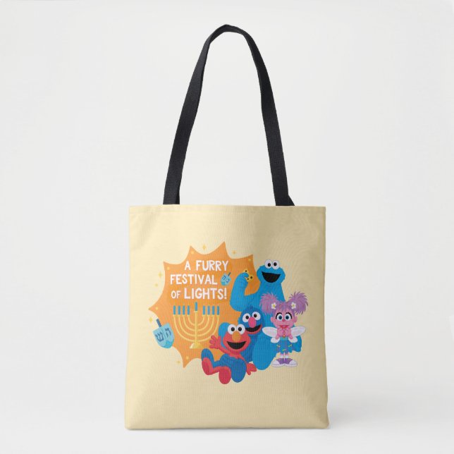 Bolsa Tote Rua Sésamo | Um Festival de Luzes Furtado! (Frente)