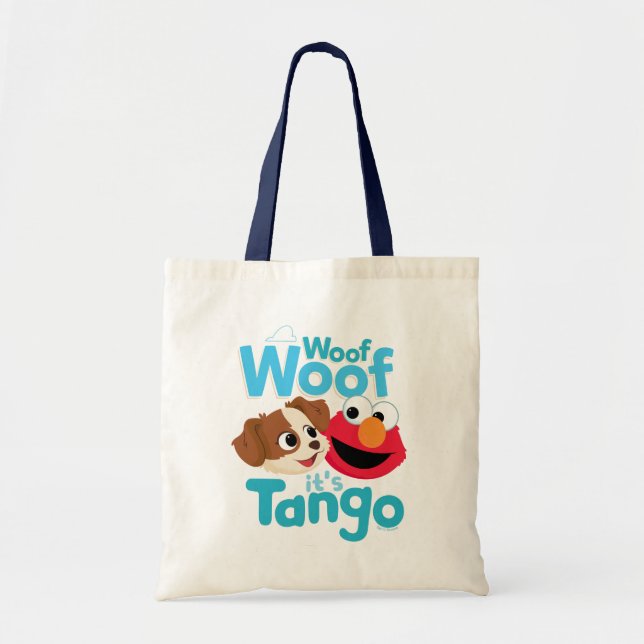 Bolsa Tote Rua Sésamo | Woof It's Tango & Elmo (Frente)