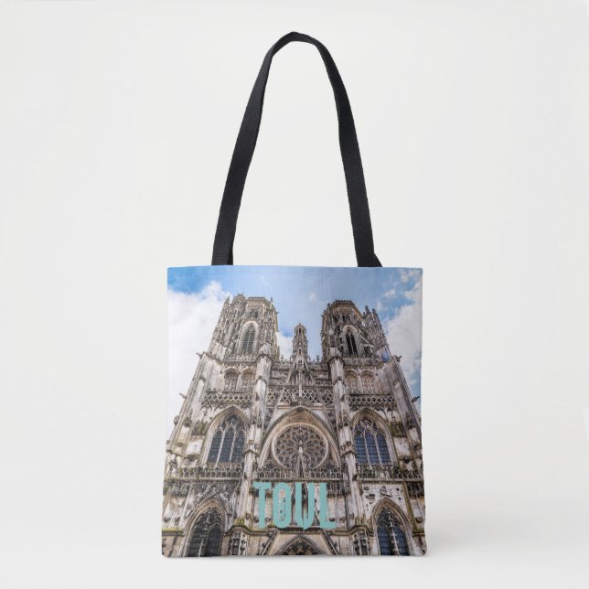 Bolsa Tote Rua Tol. presente da Catedral de Etienne France (Frente)