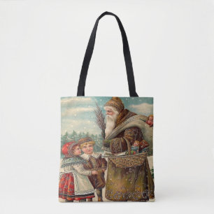 Bolsa Tote Ruas de Vintage. Nicolas presentes para o Natal da