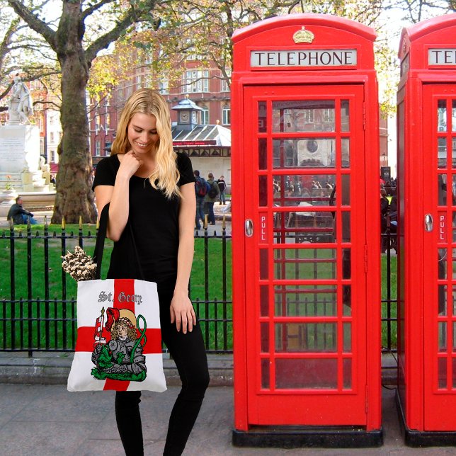 Bolsa Tote Ruas. George e o Dragão (Nuremberga) (Criador carregado)