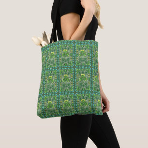 BOLSA TOTE RUAS. PATRICK'S DAY FOLK ART SHAMROCKS N' LADYBUGS