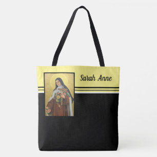 Bolsa Tote Ruas Religiosas Católicas. Therese Carmelite Nun