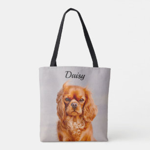 Bolsa Tote Ruby Cavalier King Charles Spaniel Dog