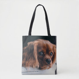 Bolsa Tote Ruby Cavalier Rei Charles Spaniel