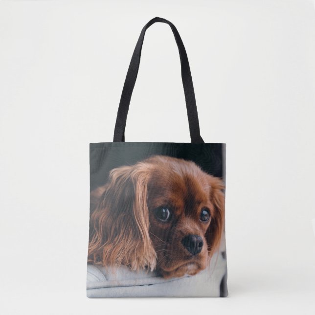 Bolsa Tote Ruby Cavalier Rei Charles Spaniel (Frente)