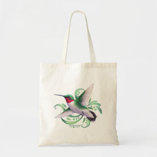 Bolsa Tote Ruby Throated Hummingbird