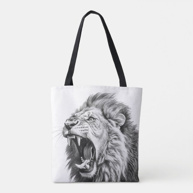 Bolsa Tote Rugido do Leão  (Verso)