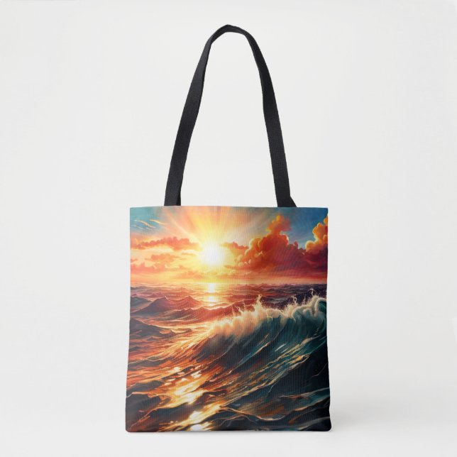 Bolsa Tote Rumor tropical (Frente)