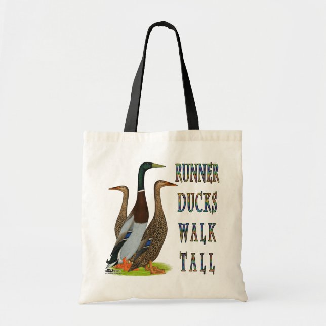 Bolsa Tote Runner Ducks Walk Tall (Frente)