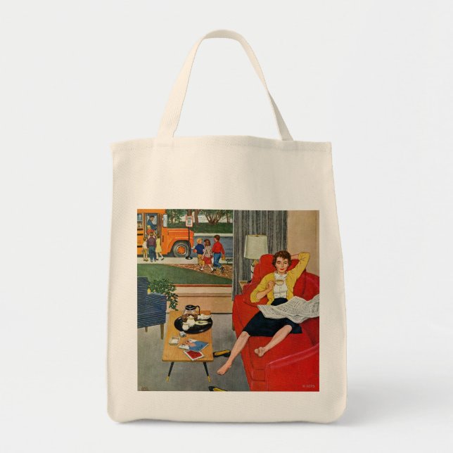 Bolsa Tote Ruptura de café da manhã (Frente)