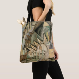 Bolsa Tote Rush Hour, Nova York por Max Weber, Cubismo Vintag