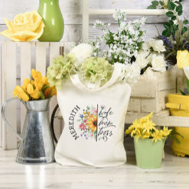 Bolsa Tote Rustic Boho Sunflower Wife Mãe Chefe