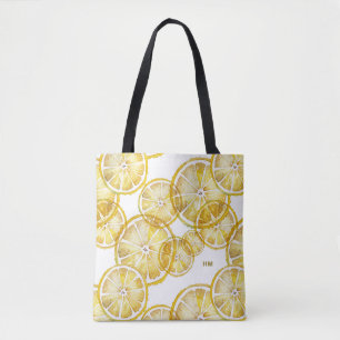 Bolsa Tote Rústica D'Água - Cor Única - Pedaços De Limão