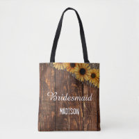 Rústica Madeira e Burlap Sunflower Wedch Monograma